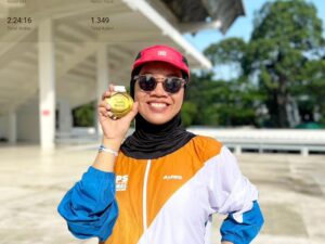 Mia Kamestiara, Olahraga Bentuk Ikhtiarku Menjaga Kesehatan Tubuh