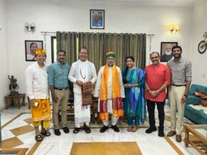 Pengasuh AGP Bali Diterima Menteri Hukum dan Kehakiman India di New Delhi