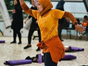 Aulia Artahayu, Tetap Olahraga Sebarkan Vibes Positif dan Posting di Sosmed