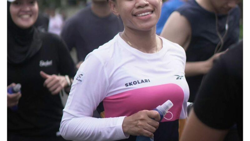 Elsa Lanamana, Lari Membuatnya Lebih Segar dan Bugar