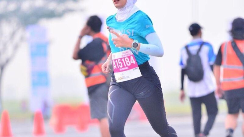 Eka Feriyanti, Lari Selain Untuk Jaga Kesehatan Juga Menambah Pertemanan