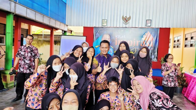 Isi Kelas Inspirasi, Direktur Akademi Maritim Aman Jaya Jakarta Berbagi Motivasi & Kiat Sukses