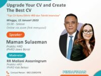 KITAHR Buat Webinar Sharing: Upgrade Your CV & Create The Best CV