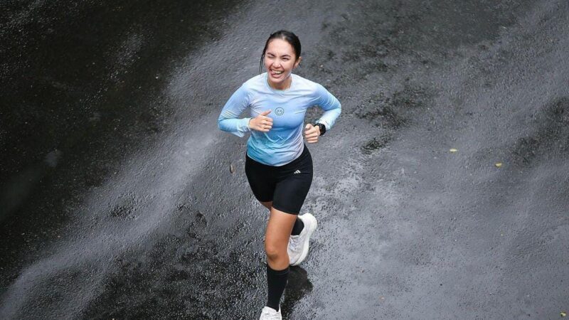 Lestari Ayuningsih, Berawal dari Killing Time, Jadi Jatuh Cinta ke Lari