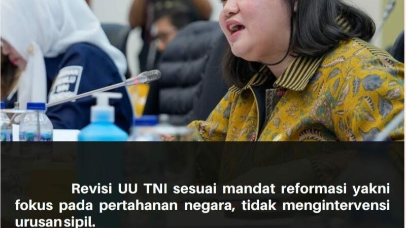 Farah Putri Nahlia: UU TNI Menegaskan Fokus Pertahanan dan Menjaga Meritokrasi !