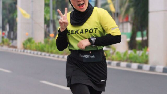 Monita octarina, Awal Lakukan Olahraga Lari Untuk Diet, Sekarang Jadi Kebutuhan Sehari-hari