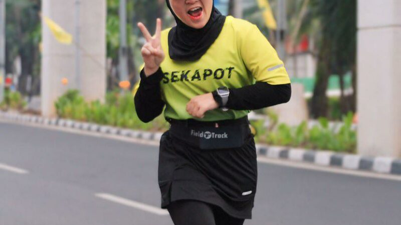 Monita octarina, Awal Lakukan Olahraga Lari Untuk Diet, Sekarang Jadi Kebutuhan Sehari-hari