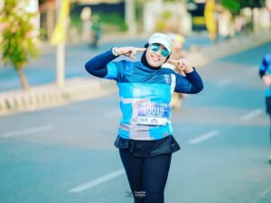 Ibu Suri, Setiap Pagi Rutin Lari Sebelum Berangkat Kerja