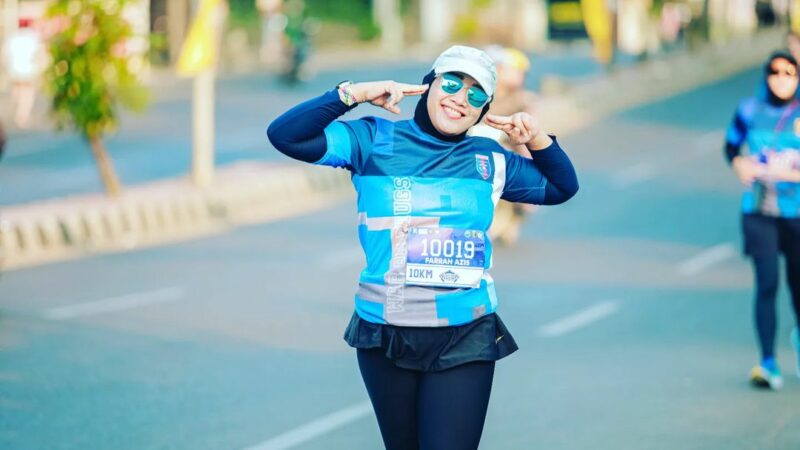 Ibu Suri, Setiap Pagi Rutin Lari Sebelum Berangkat Kerja