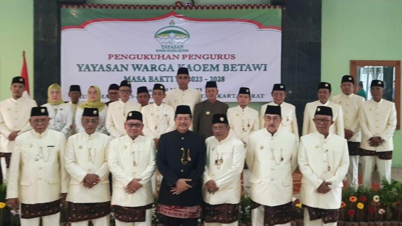 Mubes Yayasan Kaoem Betawi Tetapkan KH Munahar Ketua, Bang David Kami Semua Samina wa A’thona Beliau.