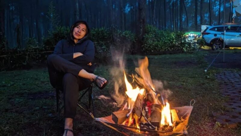 Athika Florentiena, Camping Jadi Momen Kenalkan Anak Pada Alam dan Kemandirian