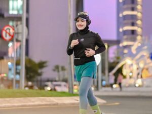 Lhia Hajriah, Lari Selain Buat Bugar Sehat Juga Menambah Silaturahmi