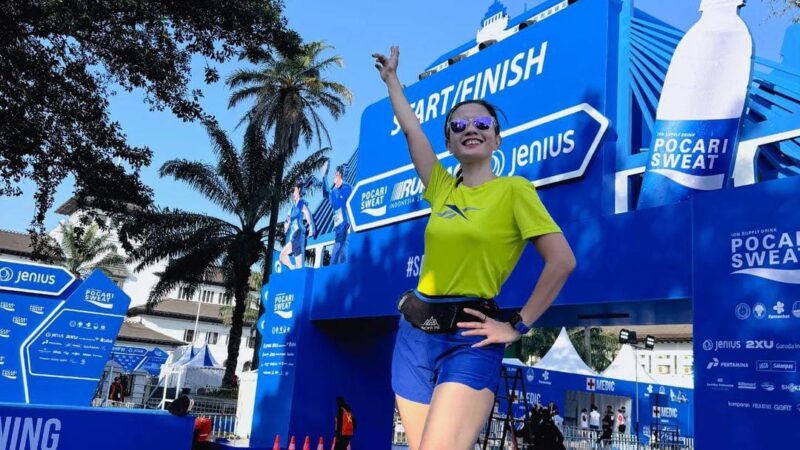 Lady Eka, Awal Mula Lari Untuk Idealkan BB, Lama-lama Jadi Kebutuhan