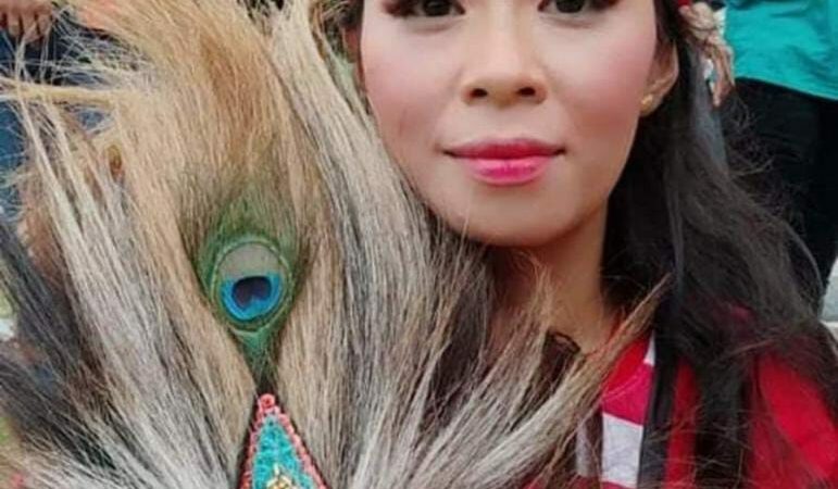 Neeluh Haryani Sembari Menjadi Buruh Migran Hongkong Kenalkan Tari Leak, Gedruk & Kuda Lumping.