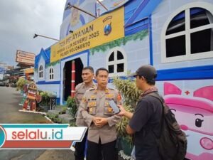 Polres Mojokerto Dirikan Pos Pelayanan Ala Animasi Robocar Poli di Pacet