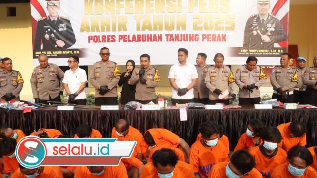 Polres Tanjung Perak Catat 1.731 Kasus, Angka Kriminal Turun