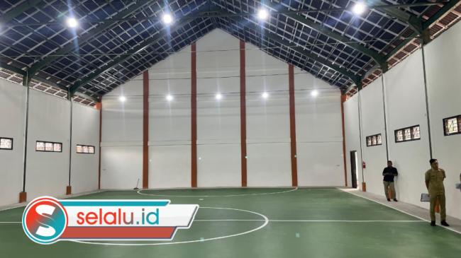 Prasarana Sekolah Rakyat di Mojokerto Kian Lengkap, Kini Ada Lapangan Olah Raga Indoor