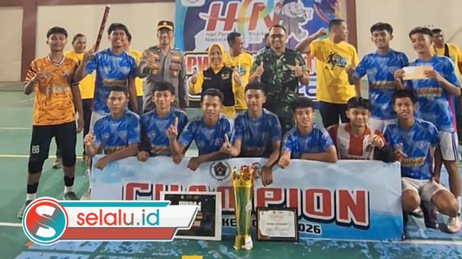 Turnamen Futsal PWI, SMPN 1 Kota Mojokerto Raih Juara Pertama