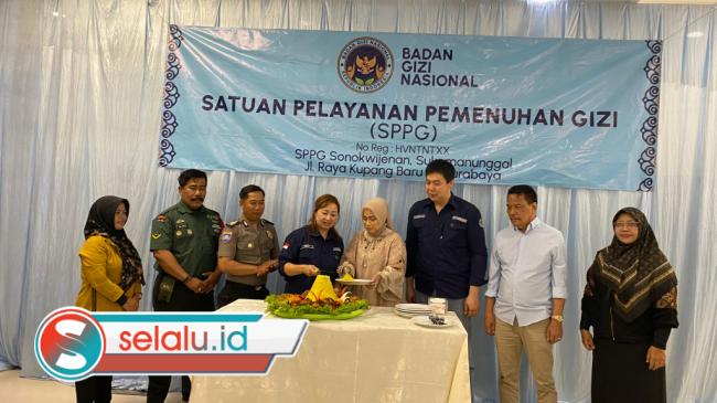 Dapur Makan Bergizi Gratis Dibuka di Sukomanunggal, Sasar Siswa hingga Ibu Hamil
