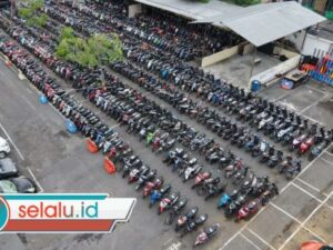 Lebih Dari 900 Kendaraan Hasil Curian di Bazar Ranmor Polrestabes Surabaya Belum Diambil
