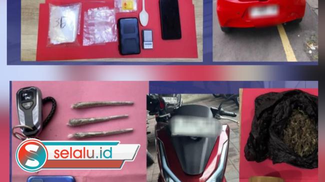 Polres Pasuruan Kota Ungkap Dua Kasus Narkotika Dalam Dua Hari, Amankan Ganja dan Sabu