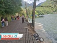 Tiga Wisatawan dan Tujuh Motor Tercebur ke Telaga Sarangan Magetan, Begini Kronologinya