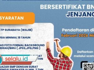 Ingin Jadi Tukang Bersertifikat? Surabaya Buka Pelatihan Gratis, Catat Tanggalnya