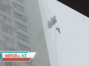 Pekerja Terjebak di Gondola Apartemen Ascot Surabaya: Satu Meninggal, 1 Selamat