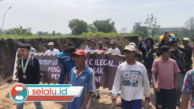 Rusak Lahan Pertanian, Galian C di Mojokerto Didemo Warga hingga Mahasiswa