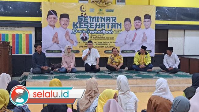 Animo Tinggi, Seminar Puasa Sehat Golkar Diikuti Ratusan Warga Surabaya